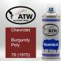 Preview: Chevrolet, Burgundy Poly, 79 (1975): 400ml Sprühdose, von ATW Autoteile West.